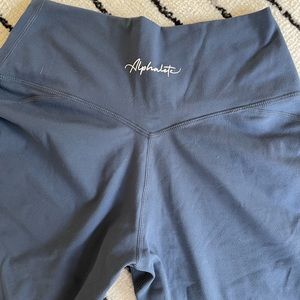 Alphalete leggings. Blue. Small. Worn 2x